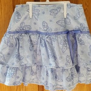 Zoey Girl Textured Ruffle Skirt Size M (10--12)